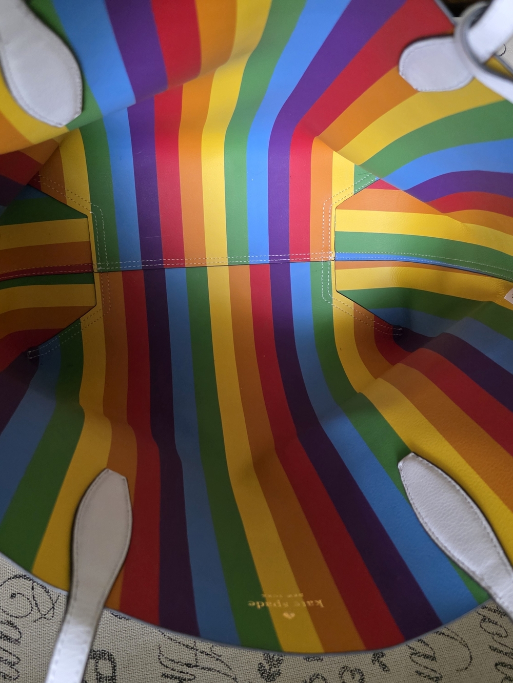 kate spade Pride Reversible Rainbow Tote - Picture 7 of 8
